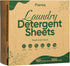 Travel Laundry Detergent Sheets - 300 Loads | Fisroa Plastic-Free Washer Sheets, Fresh Linen Scent