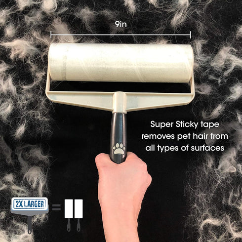 Supersize Extra Sticky Adhesive Lint Roller Refill, 60 Sheet ct, Pet Hair Remover
