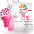 Talisi Menstrual Cups Set of 2, Soft Reusable Period Kit with Collapsible Cleaner Silicone Sterilizer (Small & Large)