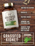 Carlyle Grass Fed Beef Kidney Supplement, 200 Capsules - 3000mg Pasture Raised Desiccated Bovine Supplement