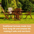 Furniture Clinic Teak Oil | 17oz/500ml | Protects & Cleans Indoor & Outdoor Furniture, Boats | Natural Matte Finish |