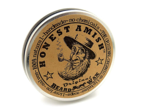 Honest Amish Original Beard Wax, All Natural and Organic, 2 Ounce
