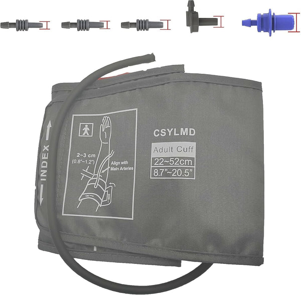 Extra Large Cuff Compatible with Omron 8.7"-20.5" Inches (22-52CM) XL Blood Pressure Adult ARM BP Replacement Cuff for