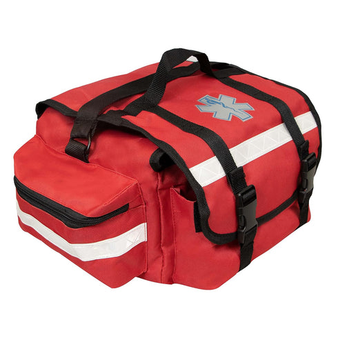 Primacare KB-RO74-R First Responder Trauma Bag, 17" x 9" x 7", Red