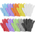 Moukeren 20 Pcs Exfoliating Bath Gloves, 9 Colors Double Sided Shower Scrub Bathing Accessories for Women Men Spa