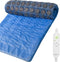 YS1 Jade Stone Heating Pad for Back Pain Relief, Weighted with Auto-Off, 12 Heat Settings, 12” x 24”