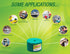 The Clever Cuisine 19ft 19ft 6in 0.3in (6m 15cm 8mm) Green Scrubbing Pad Roll Economy Size Medium Duty Abrasive Scrub