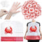 Chicingyou Crab Lobster Bibs and Plastic Disposable Gloves Set Disposable Adult Feast