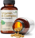 Futurebiotics Vitamin B Complex with Vitamin C, 200 Vegetarian Capsules for Energy & Immune Support