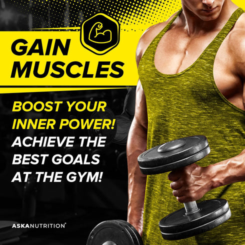 Testosterone Booster for Men, 2 PACK, Natural Test Booster with Horny Goat Weed & Tongkat Ali, Muscle Builder,