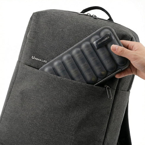 Leezaule 3 7 Times A Day Weekly Pill Organizer Days Portable Travel Pill Box Detachable Daily Compartments Medicine