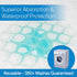 RMS Ultra Soft 4-Layer Washable Incontinence Bed Pad - Waterproof, 34"X72"