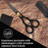 Premium Hand-Forged Japanese Steel Hair Beard Moustache Scissors, 5.5 Inch for Grooming
