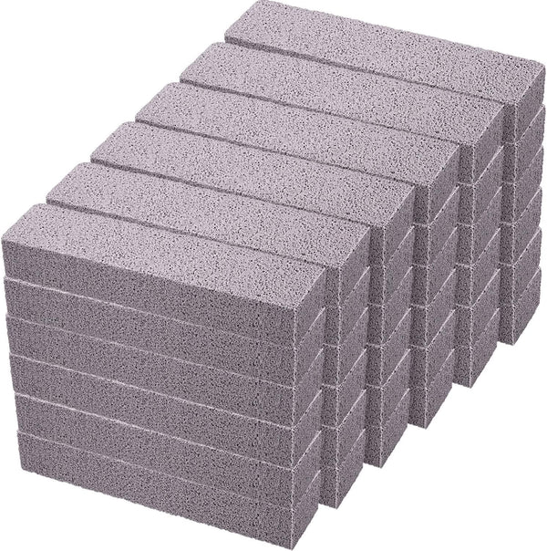 Pumice Sticks Pumice Scouring Pad for Cleaning, Grey Pumice Stick Cleaner for Toilet Bowl Ring, Bath, Household, 36