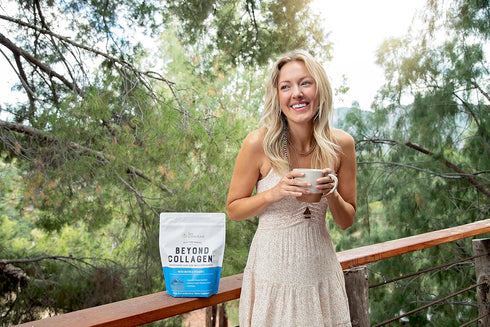 Live Conscious Beyond Collagen Multi Collagen Powder for Women w/Types I, II, III, V & X - 41 Servings
