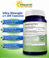 DHEA 100mg Max Strength, 200 Capsules for Balanced Hormone Levels, Natural Supplement for Metabolism, Libido, Brain,