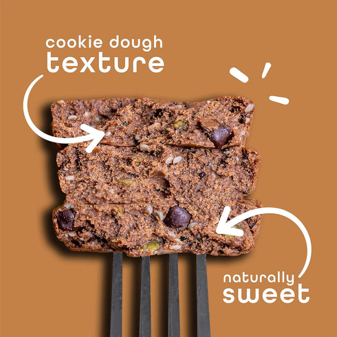 Feel Vegan Protein Bars, Brownie Chocolate Chip, Keto, Gluten Free, 15g Plant Protein, 10 Pack