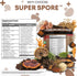 Immunity 90 Organic Turkey Tail Mushroom Supplement Capsules | Lions Mane Cordyceps Reishi Chaga + Ashwagandha Stress