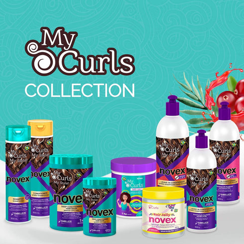 NOVEX My Curls Super Fixing Jelly, 500g/17.6oz, Infused with Pure Aloe Vera & D-Panthenol
