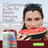 Multivitamin Gummies 8 in 1 Immune Support Supplement - Chewable Berry Flavored Pectin for Adults & Teens