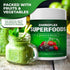 Total Tea Chiroflex Superfood Green Powder, Organic Greens Fruit and Veggie Vegan Supplement, 30 Servings - 7.4 oz