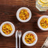 PLASTICPRO 100 PCS White Plastic Bowls - 5 oz Premium Quality Disposable Dishes for Parties