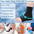 NOVASPORT Ankle Foot Ice Pack Wrap for Injuries - Reusable Ice Sleeve for Hot & Cold Therapy