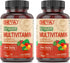 DEVA Vegan Multivitamin & Mineral Supplement | 90 Count | High Potency Vegan Formula with Green Whole Foods, Veggies,