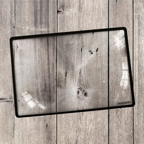 MAGDEPO 2 Pack Magnifying Sheet, 3X PVC Page Magnifier B6 Size with 2 Card Size Magnifier Lens
