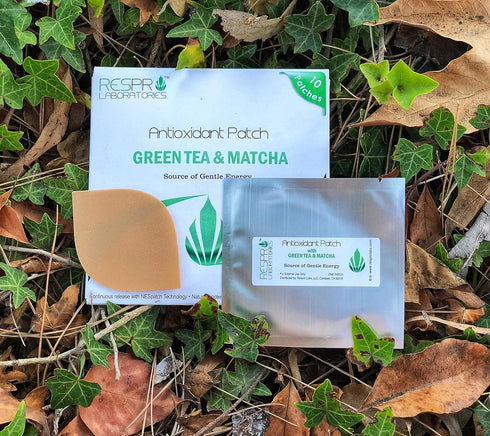 Natural Antioxidant Patch with Green Tea (EGCG) & Matcha, Continuous Release, 10 Patches