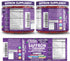 Gummies Gummy AuraZen Mood Support Saffron L-Theanine Ashwagandha Rhodiola St John's Wort Lions Mane GABA Vitamin D