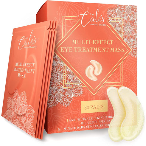 Under Eye Patches for Puffy Eyes, Collagen Eye Mask for Dark Circles, Gel Under Eye Pads Treatment (30 pairs)