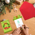 Watayo 12 Sets Christmas Money and Gift Card Sleeves, Xmas Money Holder Ornaments for Cash Gifts with Envelopes, Green