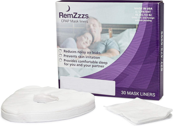 RemZzzs Full Face Cpap Mask Liners (K2-FM), Cpap Supplies and Accessories, Reduce Noisy Air Leaks and Painful Blisters,