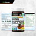 BIO KRAUTER Lung Detox Gummies - 60 Vegan Chews, Lung Cleanse Supplement with Vitamin C & Mullein Leaf Blend for
