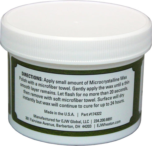 E.J. Wheaton Microcrystalline Wax Polish, Preserves and Protects Metal, Leather, Wood Surfaces