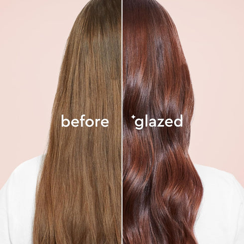 Glaze Super Gloss Color Conditioning Hair Gloss, 6.4 oz - Tinted Moisturizer for Brown or Red Hair, Adds Mirror Shine