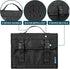 PAVILIA Travel Hanging Toiletry Bag for Women Men, Large Capacity Waterproof Cosmetic Storage Organizer Case, Black