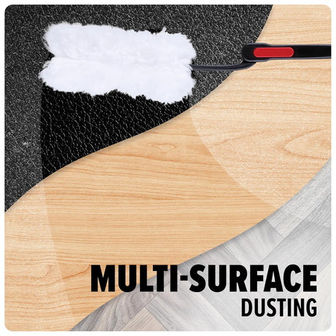 Dirt Devil Telescoping Extended Reach Duster, Hand Duster for Multi-Surface Cleaning, Includes Replacement Disposable
