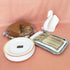 125 Piece Gold Plastic Plates & Cutlery Set - Reusable & Recyclable - 25 Each Gold Rim Plates & Silverware for Parties,