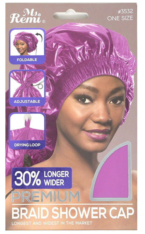 Ms. Remi Max Jumbo Braid Shower Cap, Pink
