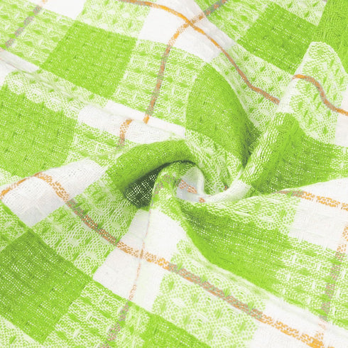 uxcell Kitchen Dish Cloths for Washing, 14" x 16", Absorbent Dish Rags, 10 Pack, Green
