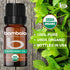 Organic Peppermint Essential Oil, 100% Pure USDA Certified, Therapeutic Grade for Aromatherapy Diffuser, 10ml