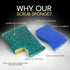 Kitchen Sponges (30 Pcs Pack) - Non Scratch Scrubbers for Cleaning Dishes - Best Dish Sponge Pads for Washing &
