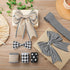 4 Rolls Christmas Farmhouse Buffalo Plaid Ribbons, 24 Yards, 2.5 Inch Wired Edge for Crafts DIY Garland
