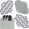 wegreeco Reusable Menstrual Pads, Soft Cloth Sanitary Pads - 6 Pack with 1 Cloth Mini Wet Bag (Large, Luxury)