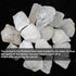 Crocon Clear Quartz Rough Bulk Natural Stone Raw Gemstone for Tumbling, Cabbing, Polishing, Energy Generator, Chakra