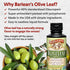 Barlean's Olive Leaf Complex Liquid with 95mg Oleuropein Antioxidants for Immune Support, 8 Ounce