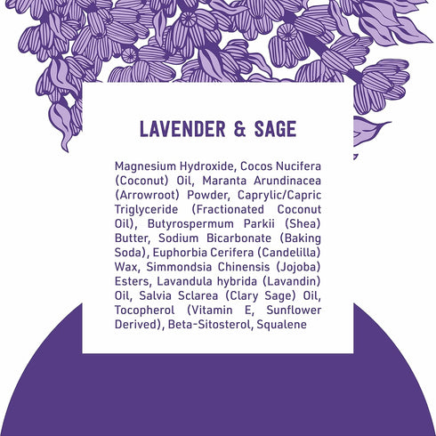 Schmidt's Aluminum-Free Vegan Deodorant: Lavender & Sage, 2 Count, Natural Ingredients, 2.65 oz