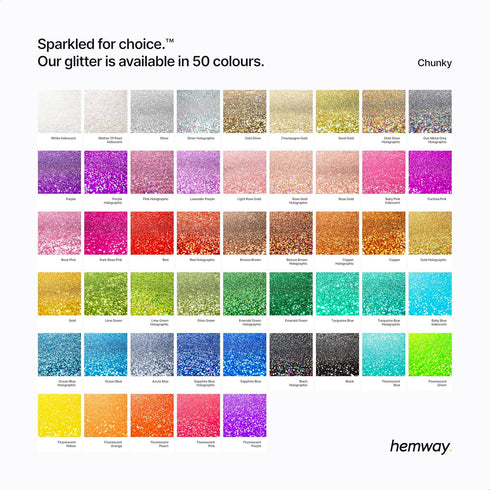 Hemway Premium Ultra Sparkle Glitter, Light Rose Gold Metallic Flake for Arts Crafts Nails Cosmetics, 100g / 3.5oz